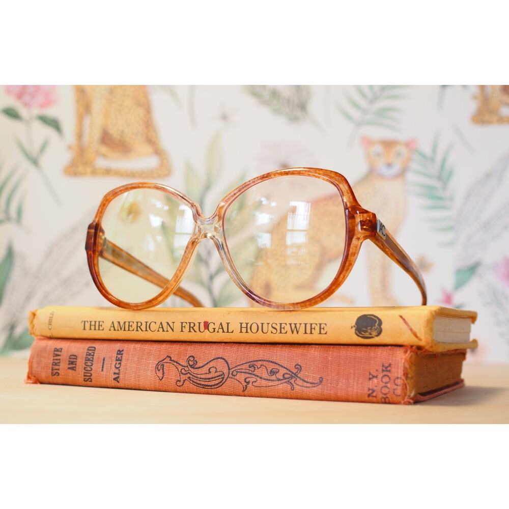 Vintage Sunglasses 1970s France Made Retro Glam Grandma Chic Festival Disco NOS